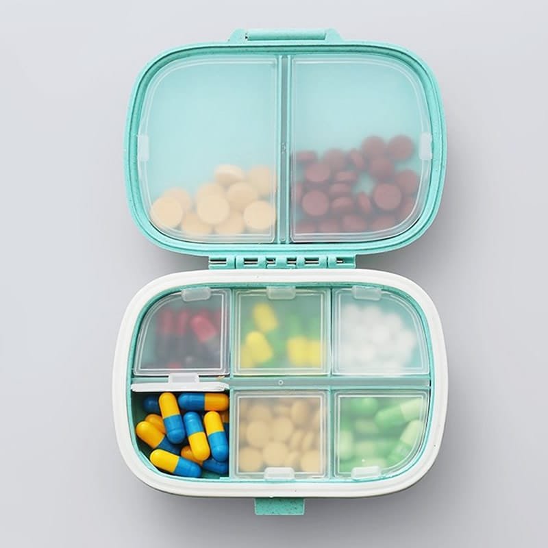 8 compartments daily pill box 6