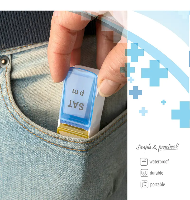 14 Compartment Weekly Removable Pill Box BS0034J (6) 14 Compartment Weekly Removable Pill Box BS0034J (6)