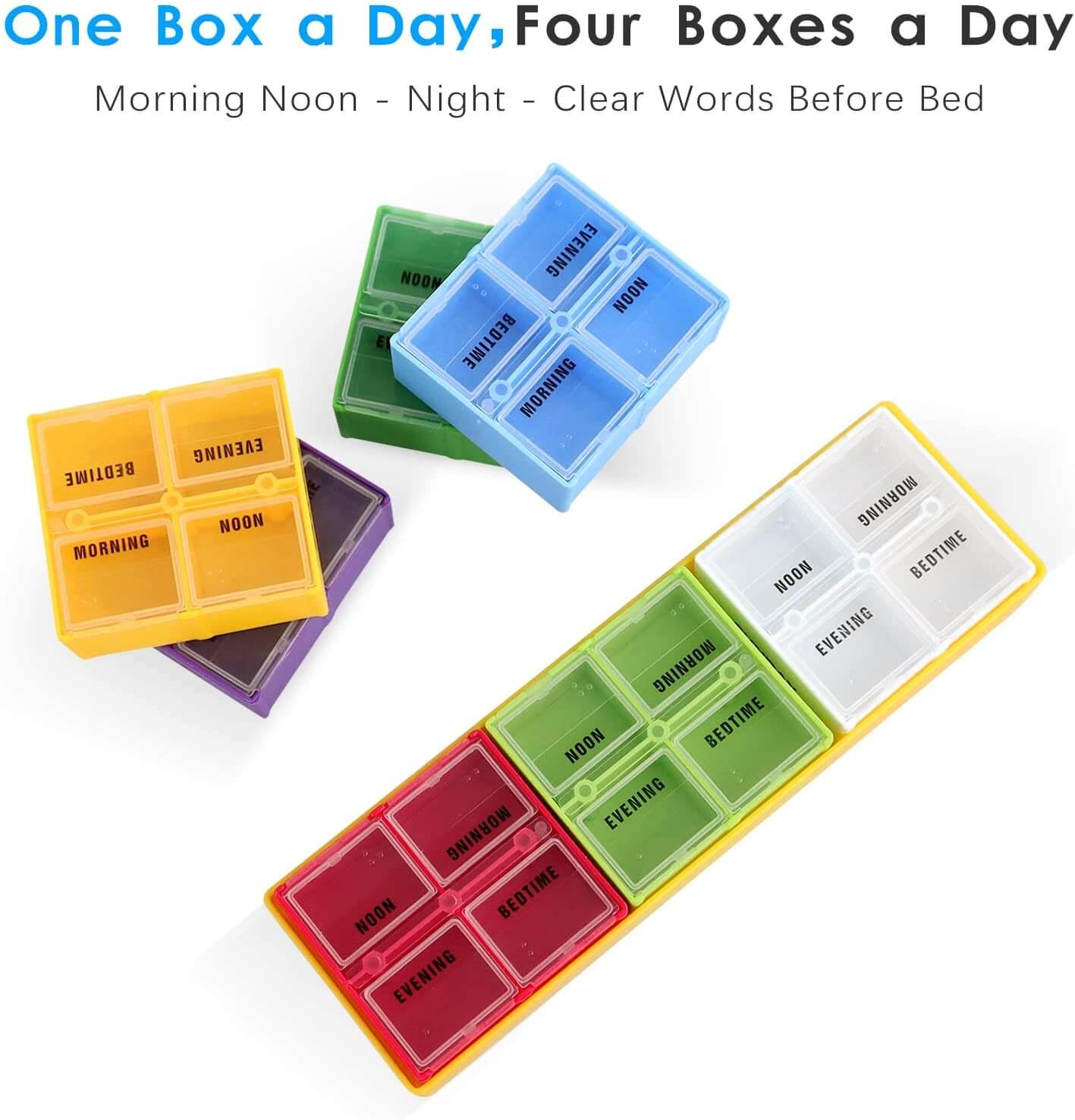 28 compartment weekly pill case product display 1 28 compartment weekly pill case product display 1