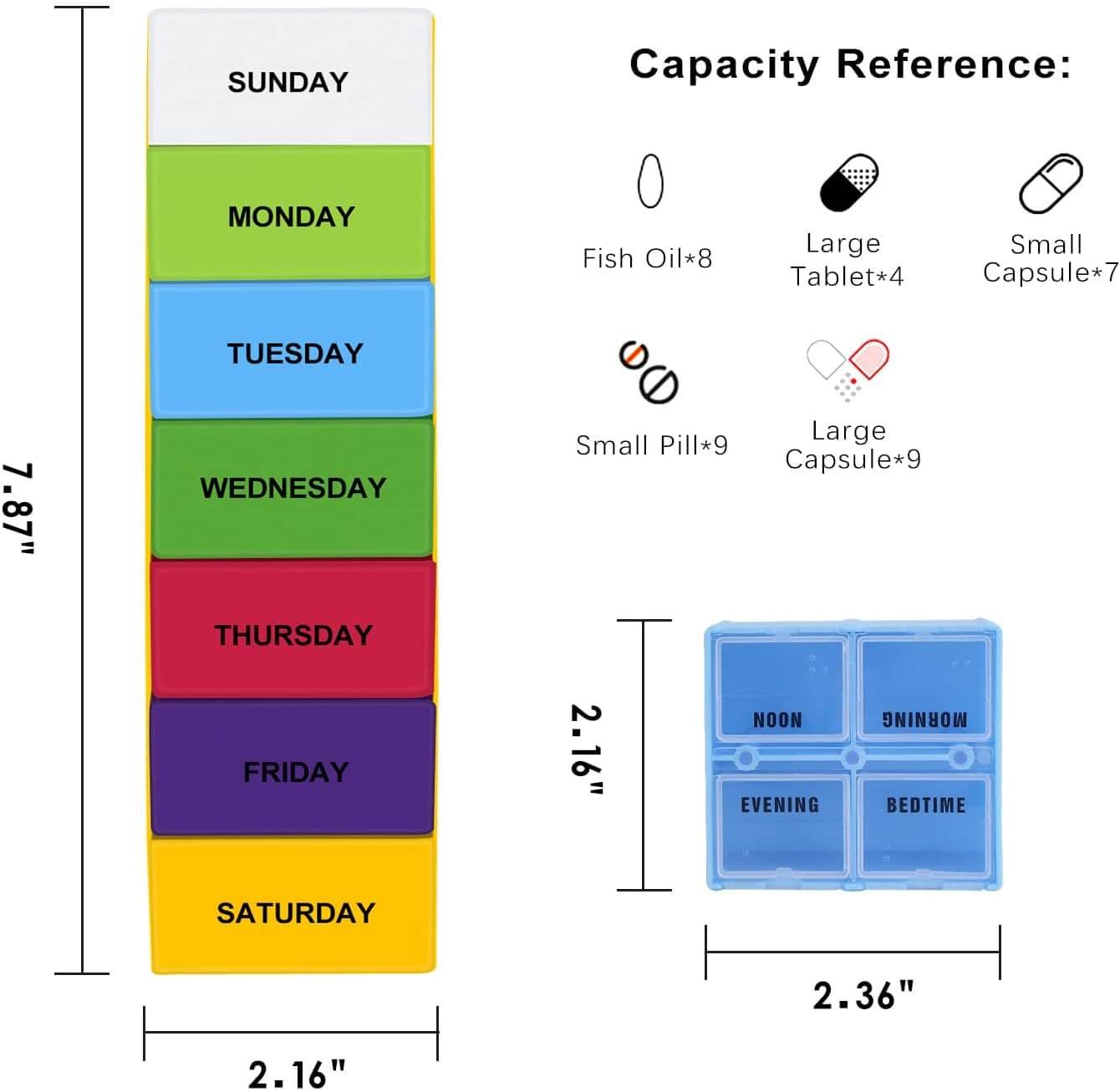 28 compartment weekly pill case product display 2 28 compartment weekly pill case product display 2