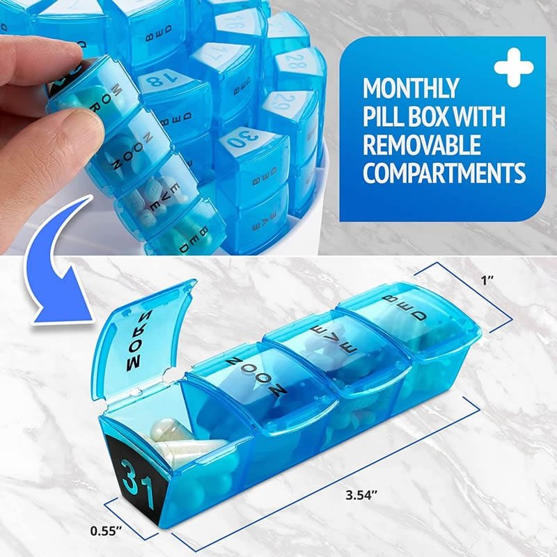 31 compartments custom tablet storage box 5