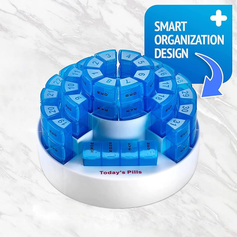 31 compartments custom tablet storage box 6