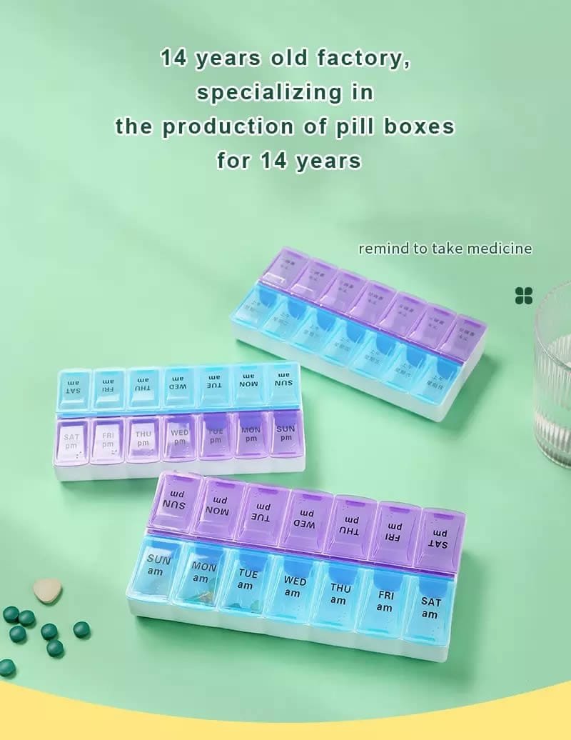 am pm weekly pill box product display 1 am pm weekly pill box product display 1