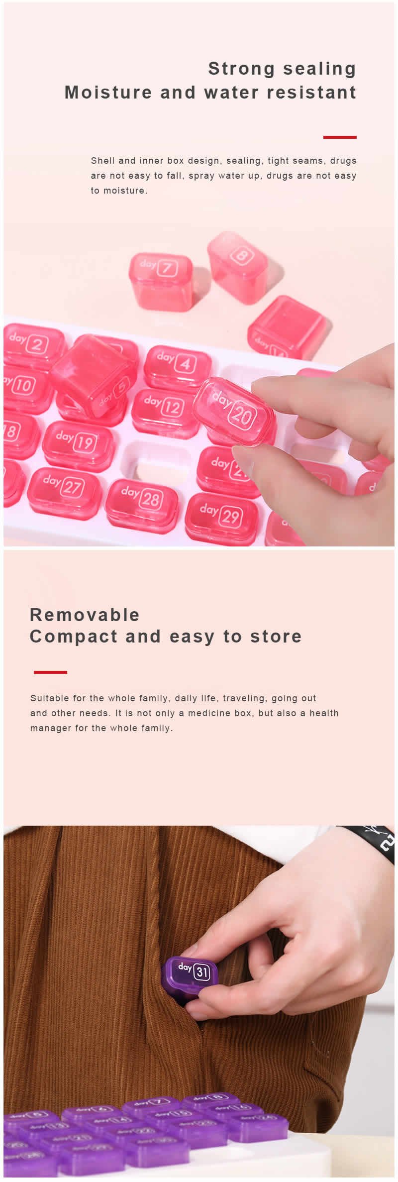 bottom bracket monthly pill box product display 6 bottom bracket monthly pill box product display 6