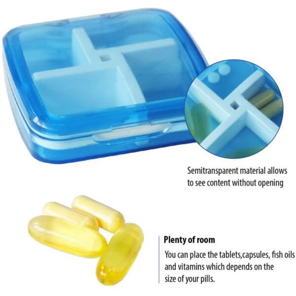 daily 4 compartment pill box product display 2 daily 4 compartment pill box product display 2