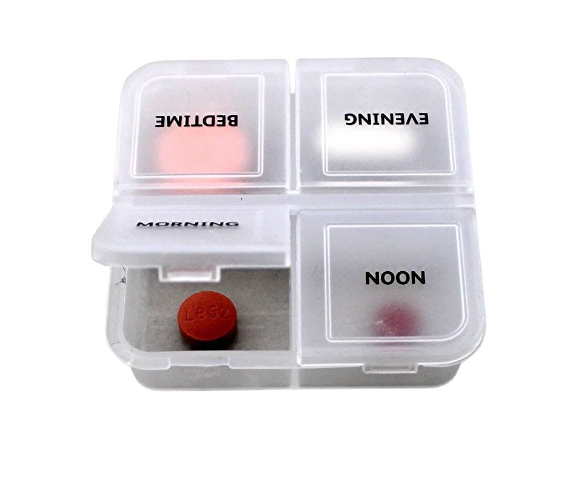 daily portable plastic pill box product display 1