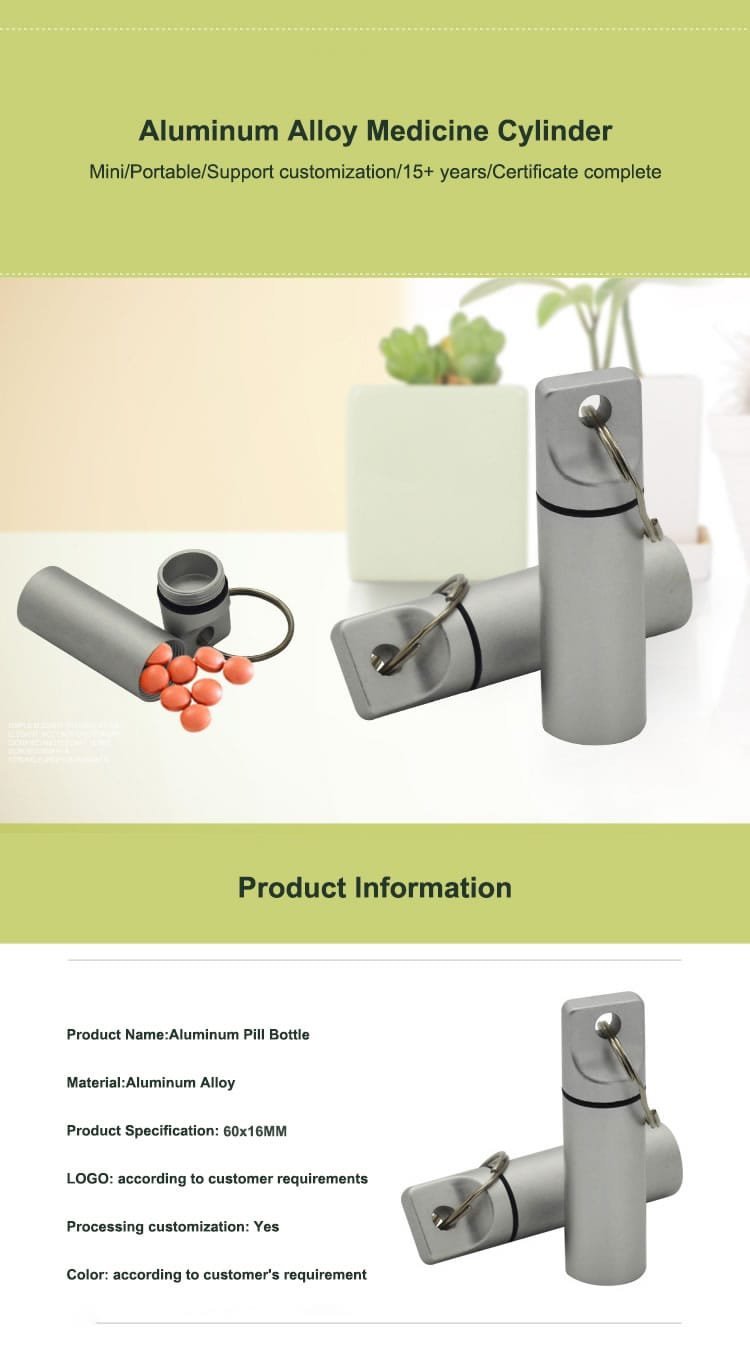 flat head aluminum alloy metal pill box product display 1 flat head aluminum alloy metal pill box product display 1