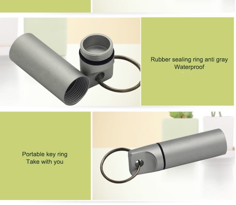 flat head aluminum alloy metal pill box product display 6 flat head aluminum alloy metal pill box product display 6