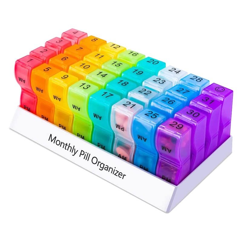 monthly pill organizer monthly pill organizer