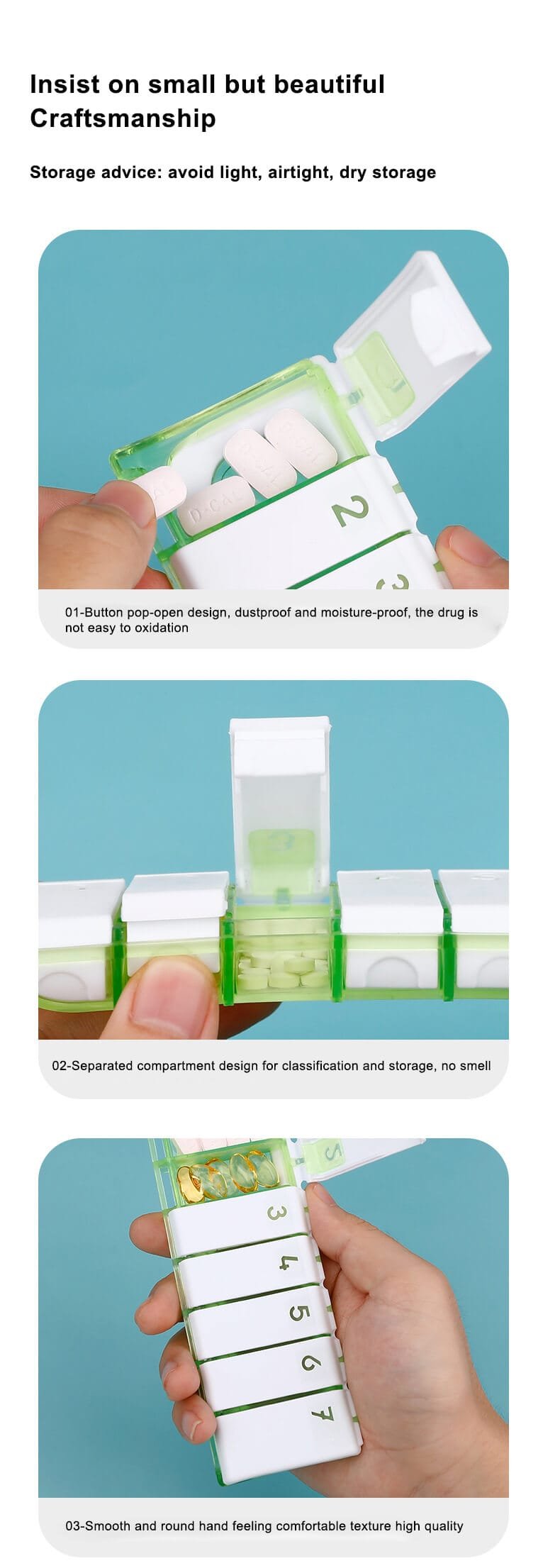 new 7 compartment pill box product display 10 new 7 compartment pill box product display 10