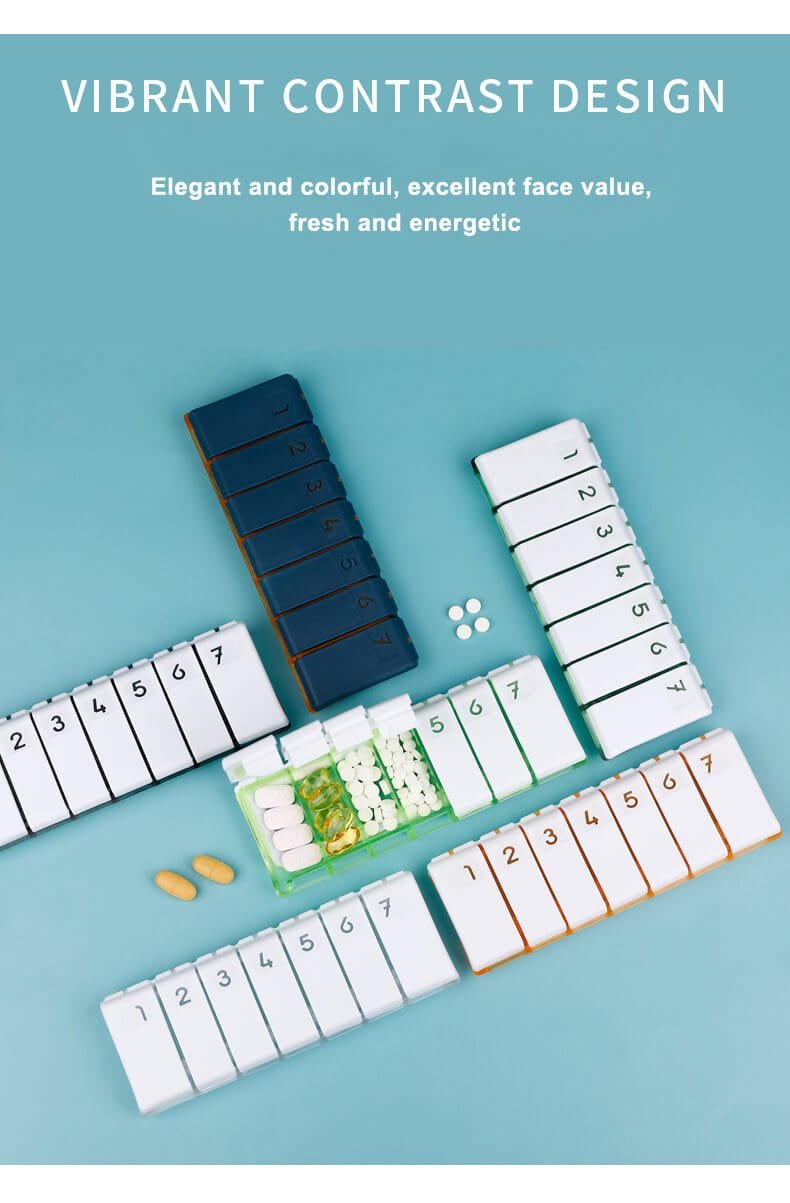 new 7 compartment pill box product display 2 new 7 compartment pill box product display 2