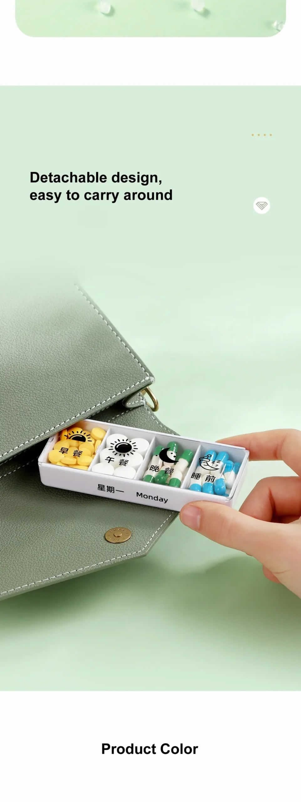 portable weekly pill box stackable product display 7 portable weekly pill box stackable product display 7