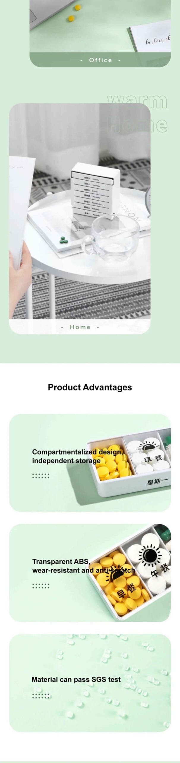 portable weekly pill box stackable product display 9 portable weekly pill box stackable product display 9