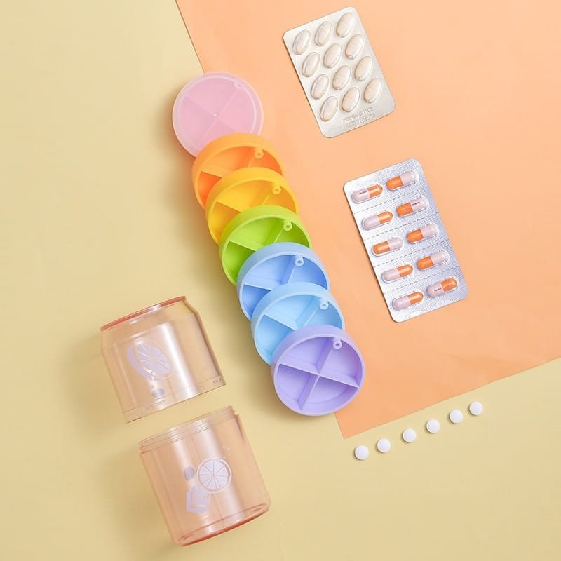 rainbow weekly pill box 3