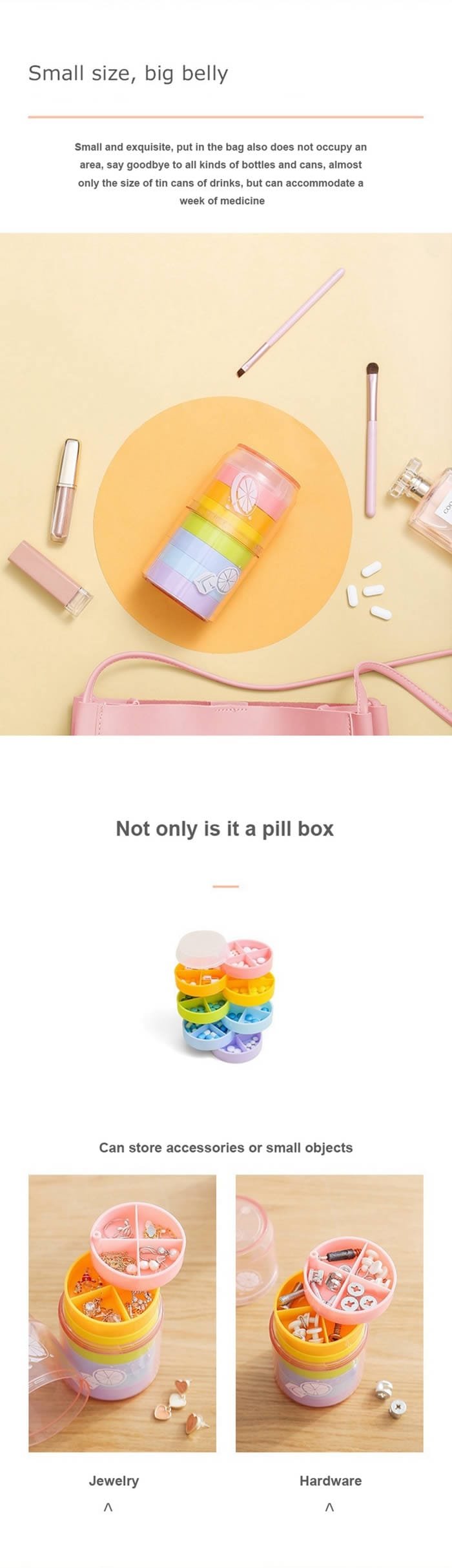 rainbow weekly pill box product display 5 rainbow weekly pill box product display 5
