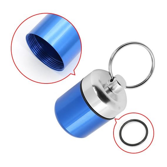 round aluminum alloy metal pill box 3