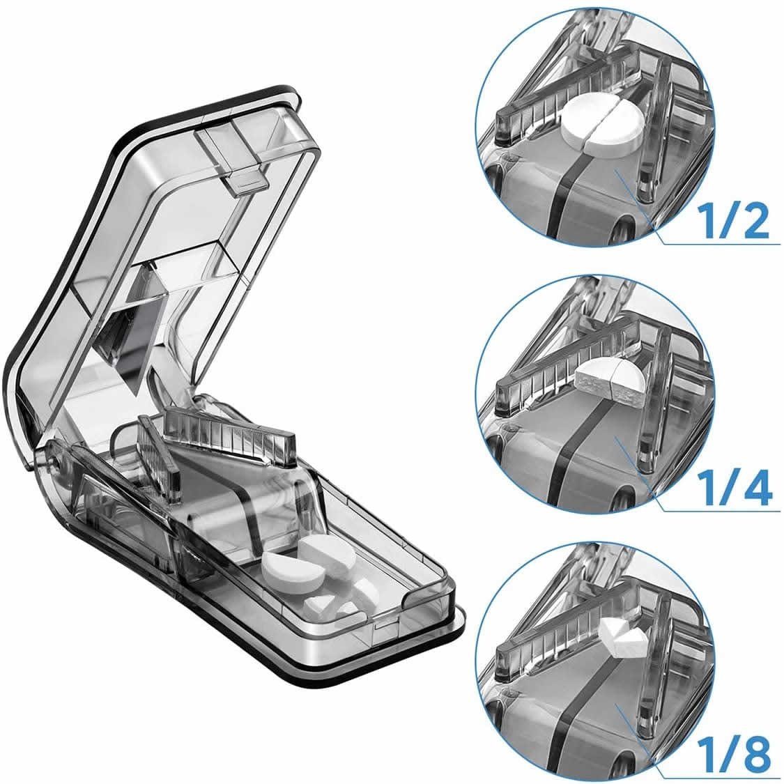 travel friendly plastic pill splitter product display 5 travel friendly plastic pill splitter product display 5