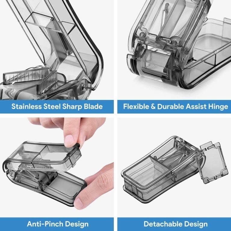 travel friendly plastic pill splitter product display 6 travel friendly plastic pill splitter product display 6