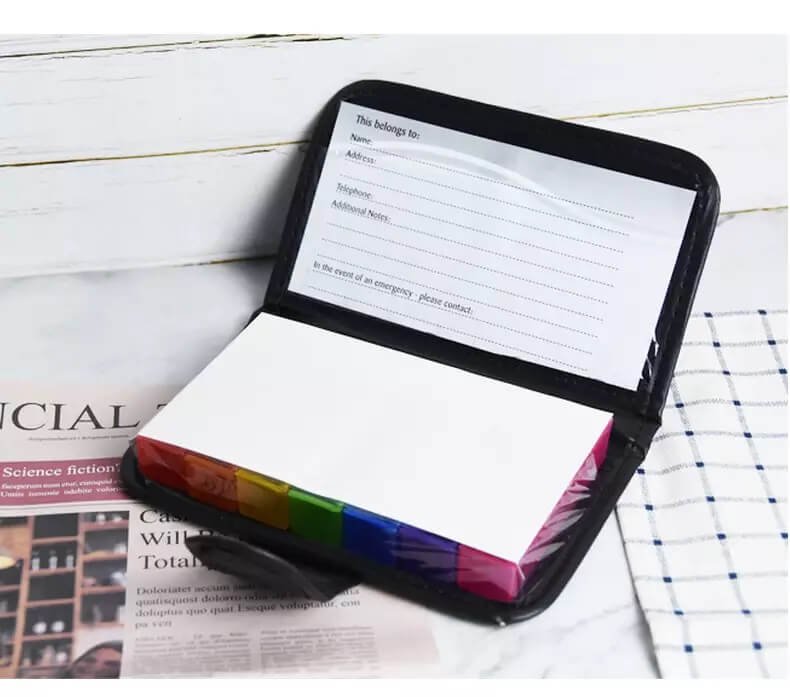 weekly ntebook pill box product display 6 weekly notebook pill box product display 6