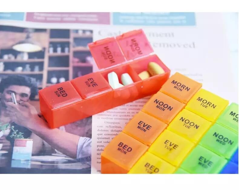 weekly notebook pill box product display 8 weekly notebook pill box product display 8