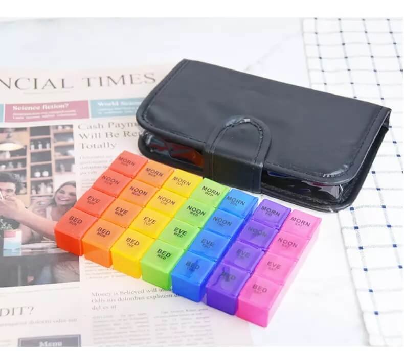 weekly notebook pill box product display 9 weekly notebook pill box product display 9