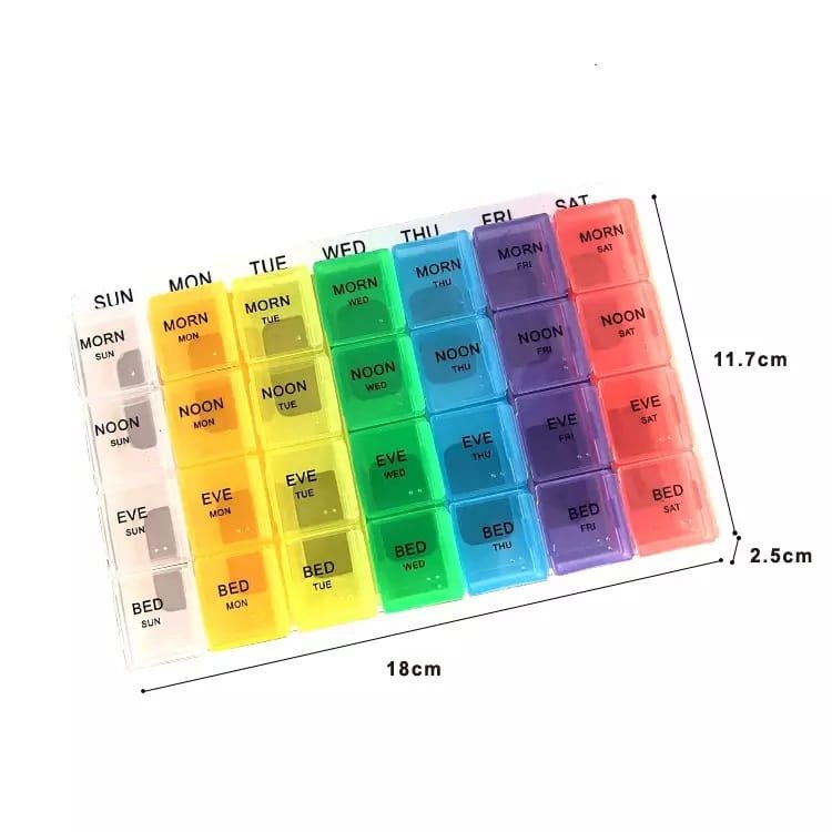 weekly pill box with abs base 6