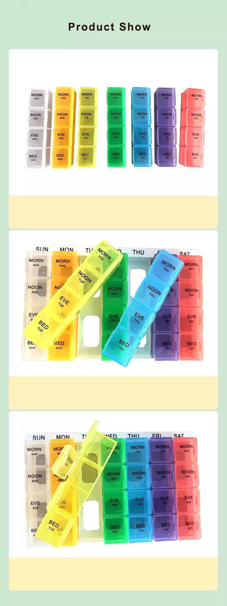 weekly pill box with abs base product display 7 weekly pill box with abs base product display 7