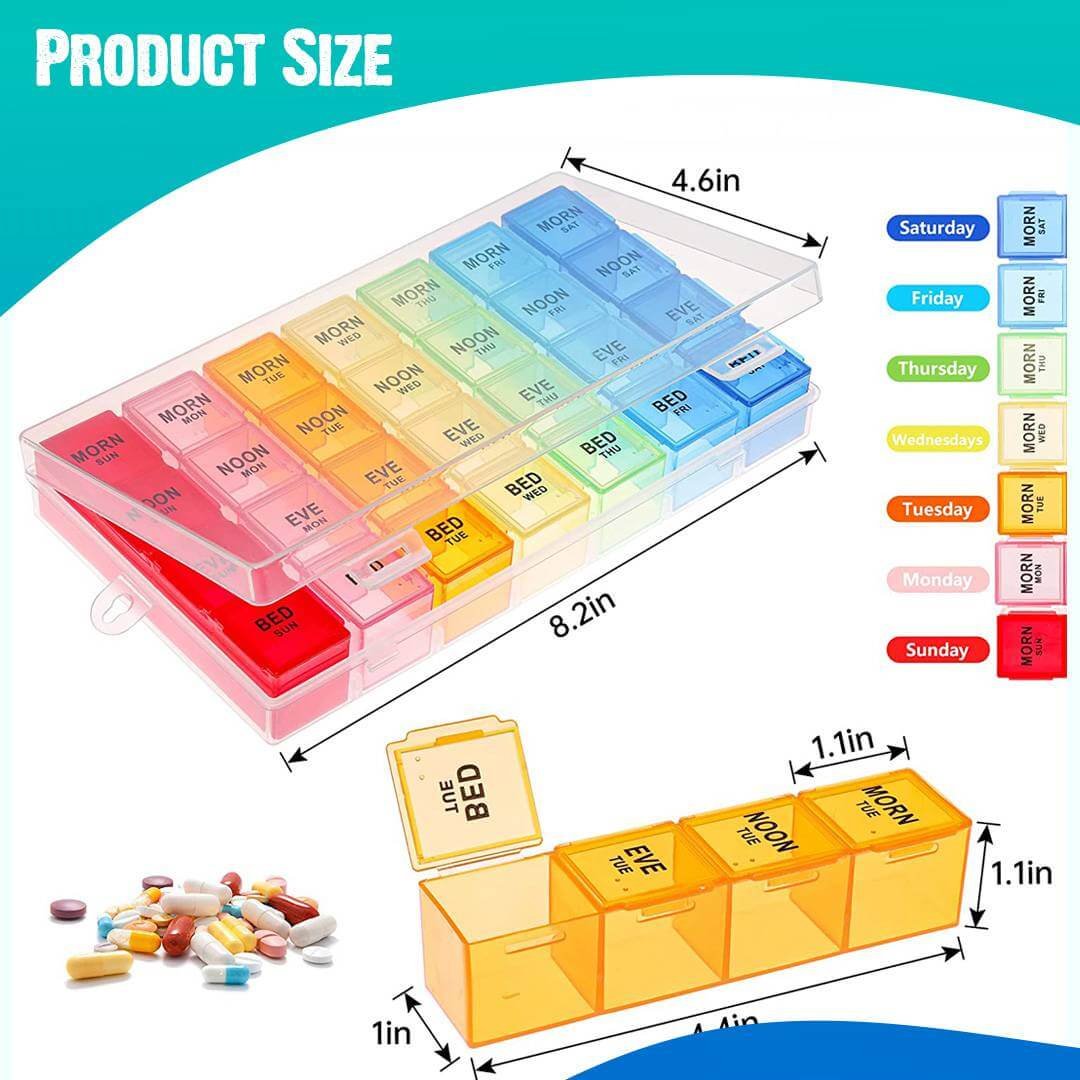 weekly travel pill box 28 compartment product display 1 weekly travel pill box 28 compartment product display 1