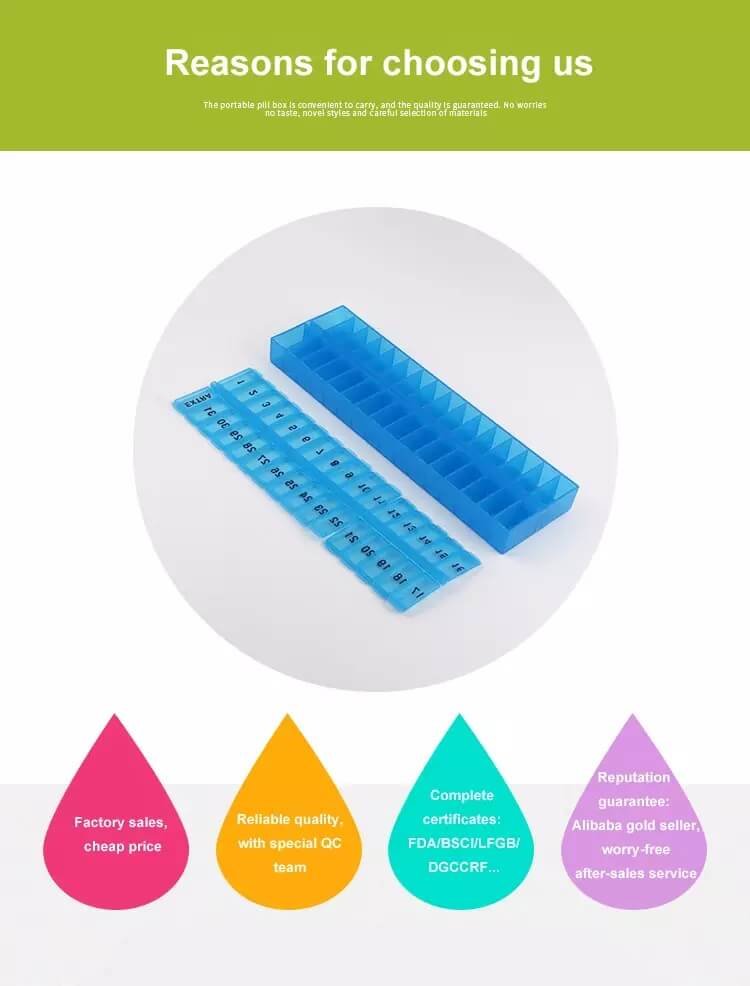 31 days pill organizer product display 2