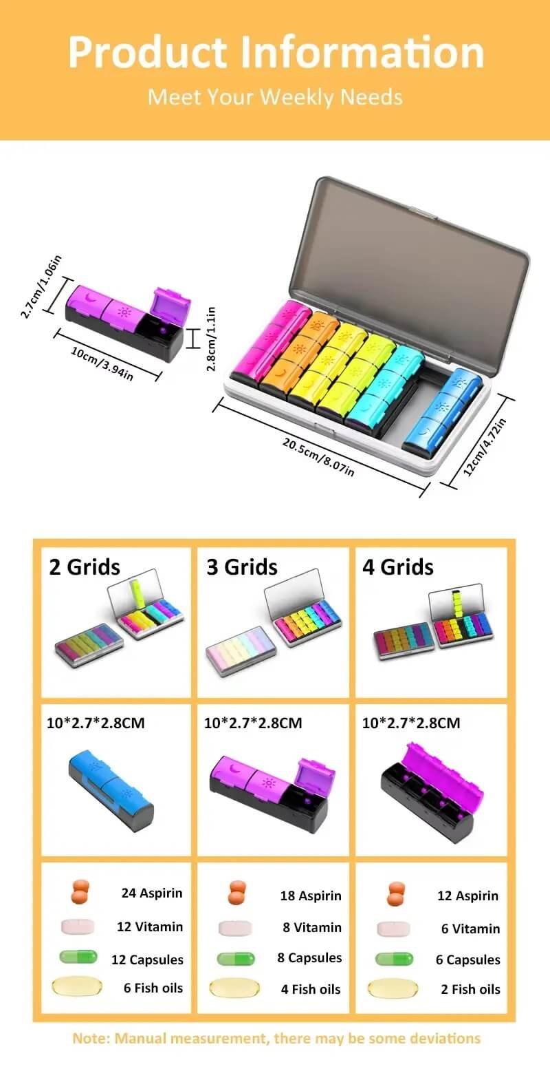 4 compartment daily pill box product display 2 4 compartment daily pill box product display 2