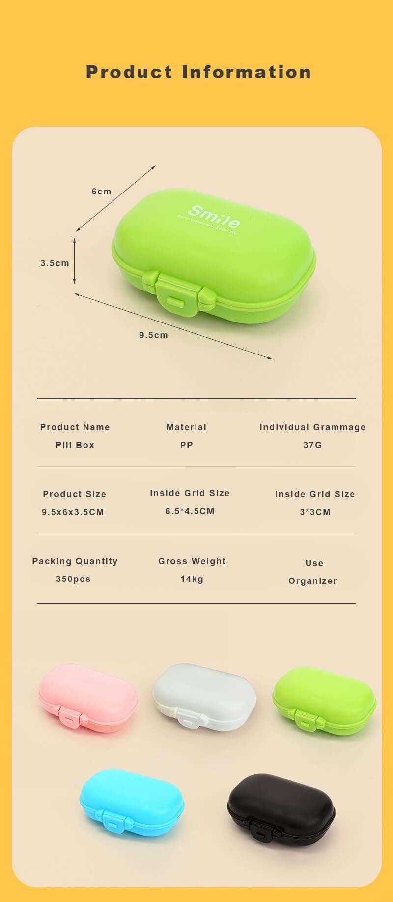 4 compartment sealed pill organizer product display 3 4 compartment sealed pill organizer product display 3