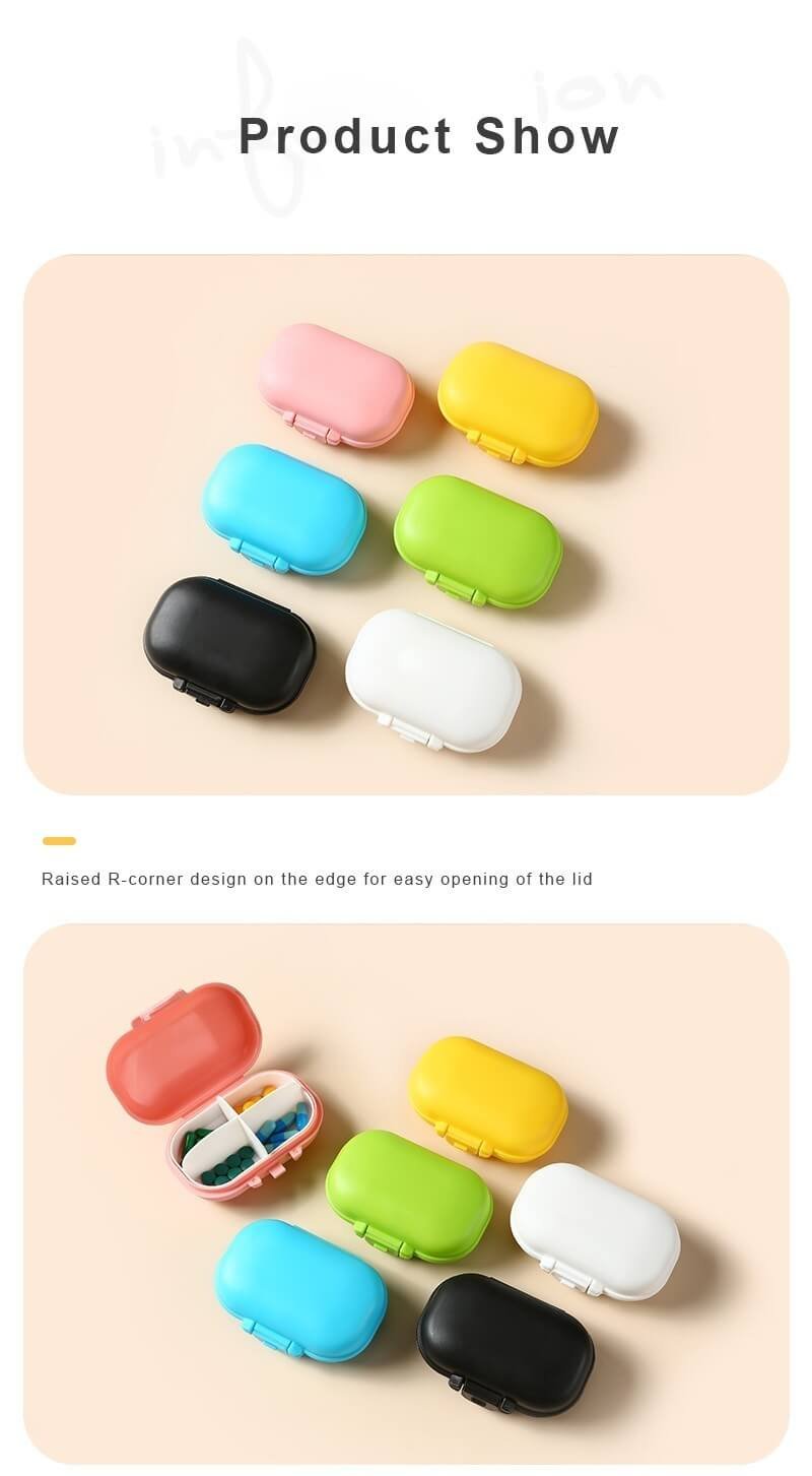 4 compartment sealed pill organizer product display 7 4 compartment sealed pill organizer product display 7