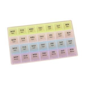 4 times a day weekly pill organizer 1