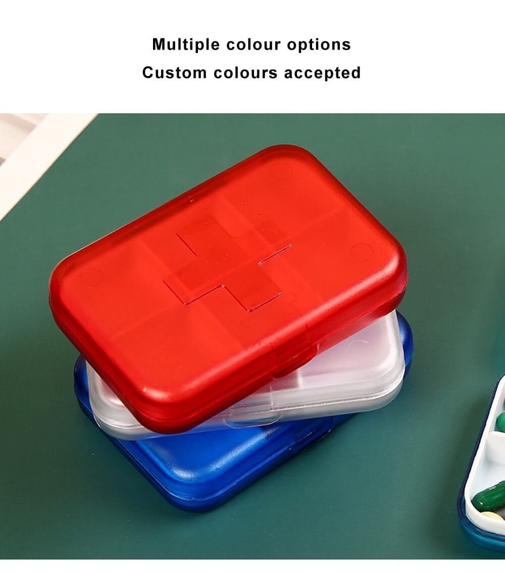 6 compartment mini pill case product display 2 6 compartment mini pill case product display 2