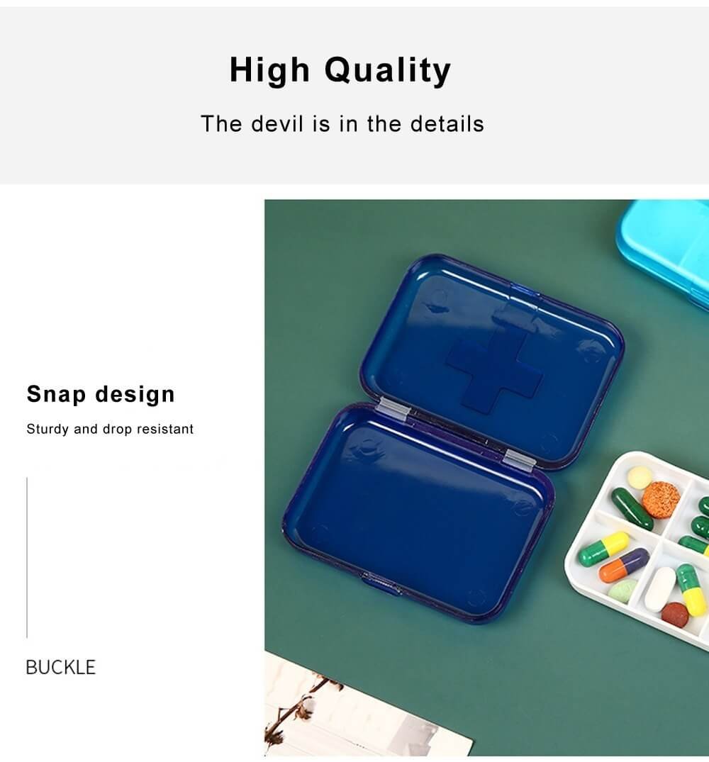 6 compartment mini pill case product display 6 6 compartment mini pill case product display 6