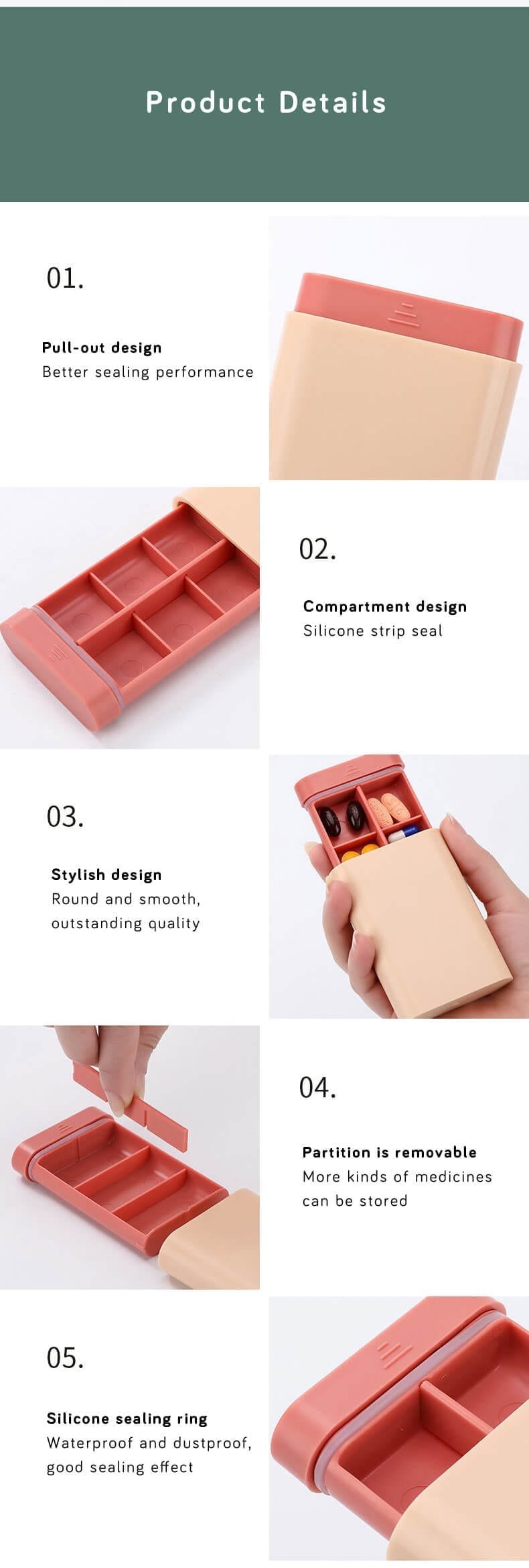 6 compartment pill box product display 9 6 compartment pill box product display 9