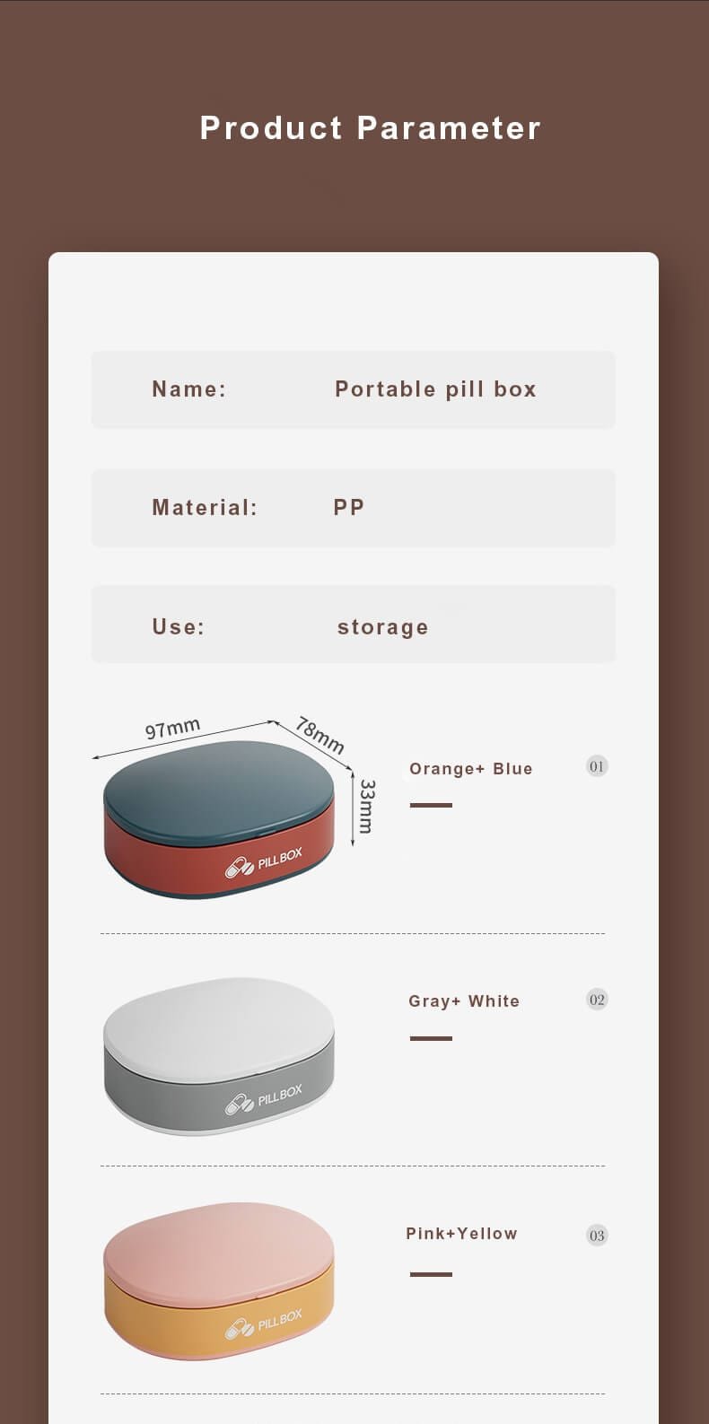 6 compartment plastic pill box product display 3 6 compartment plastic pill box product display 3