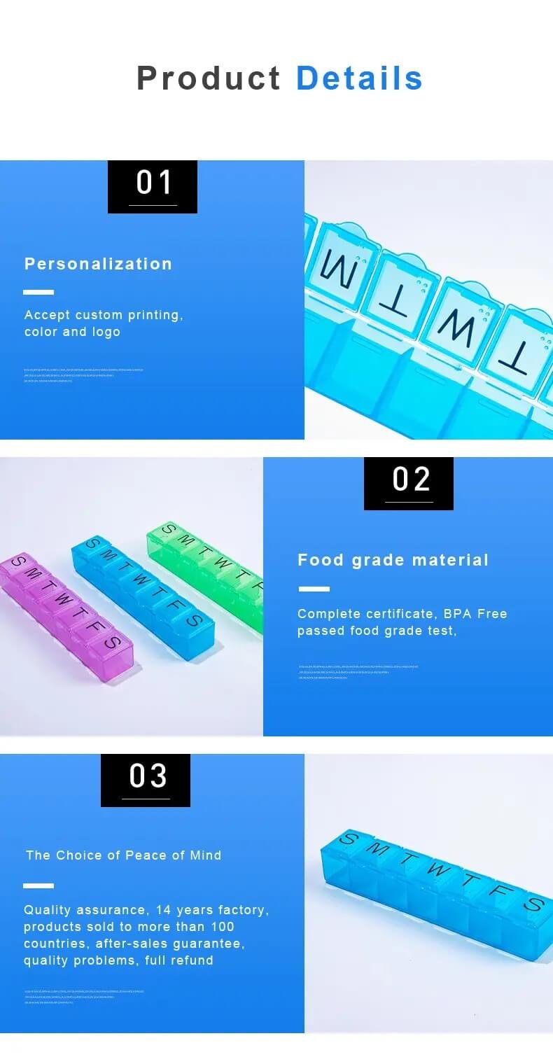 7 days pill box s product display 4 7 days pill box s product display 4