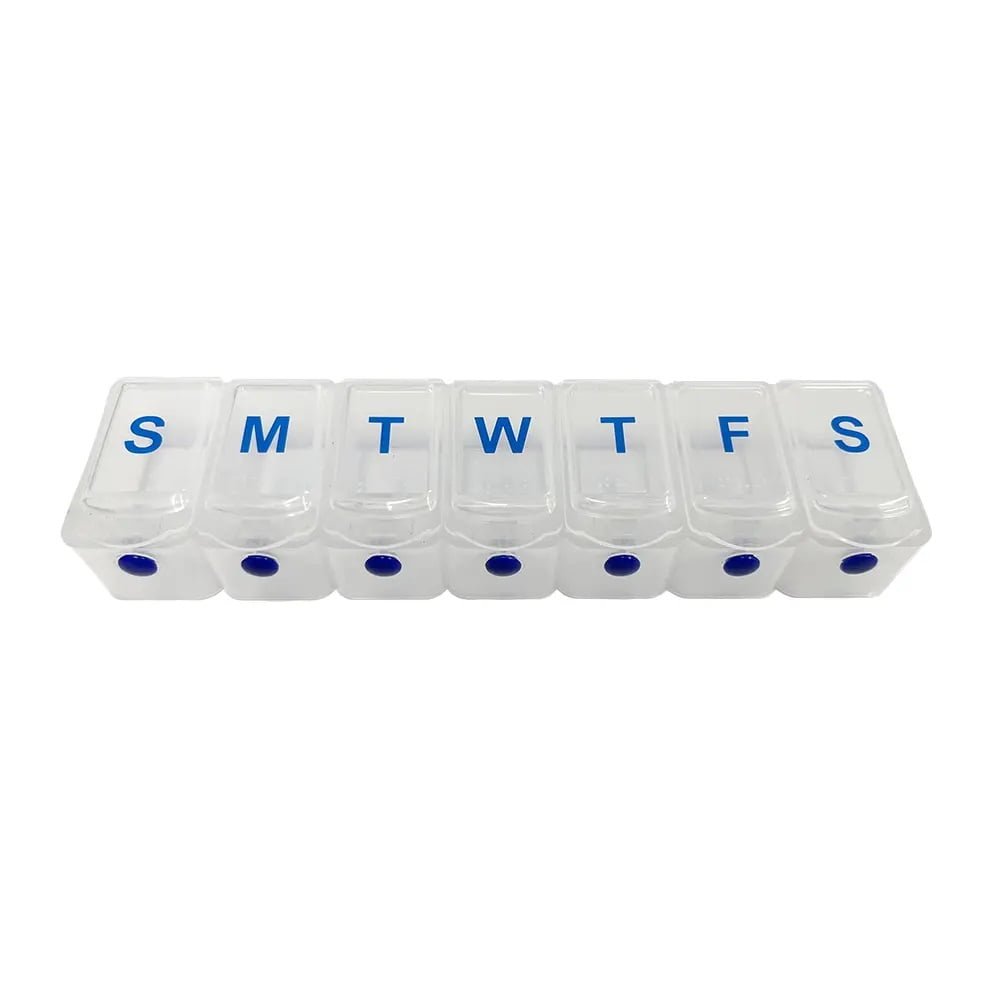 large push button pill organizer 1