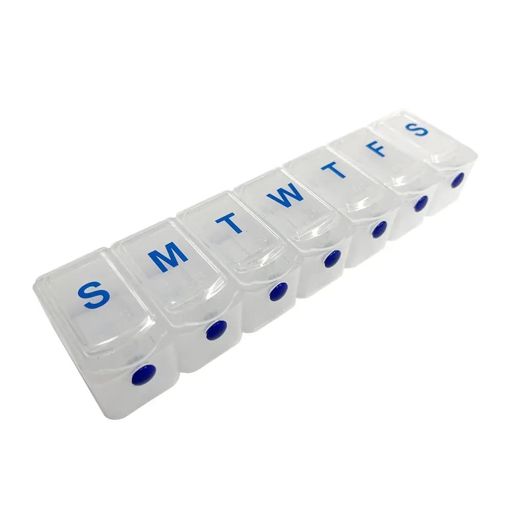 large push button pill organizer 5