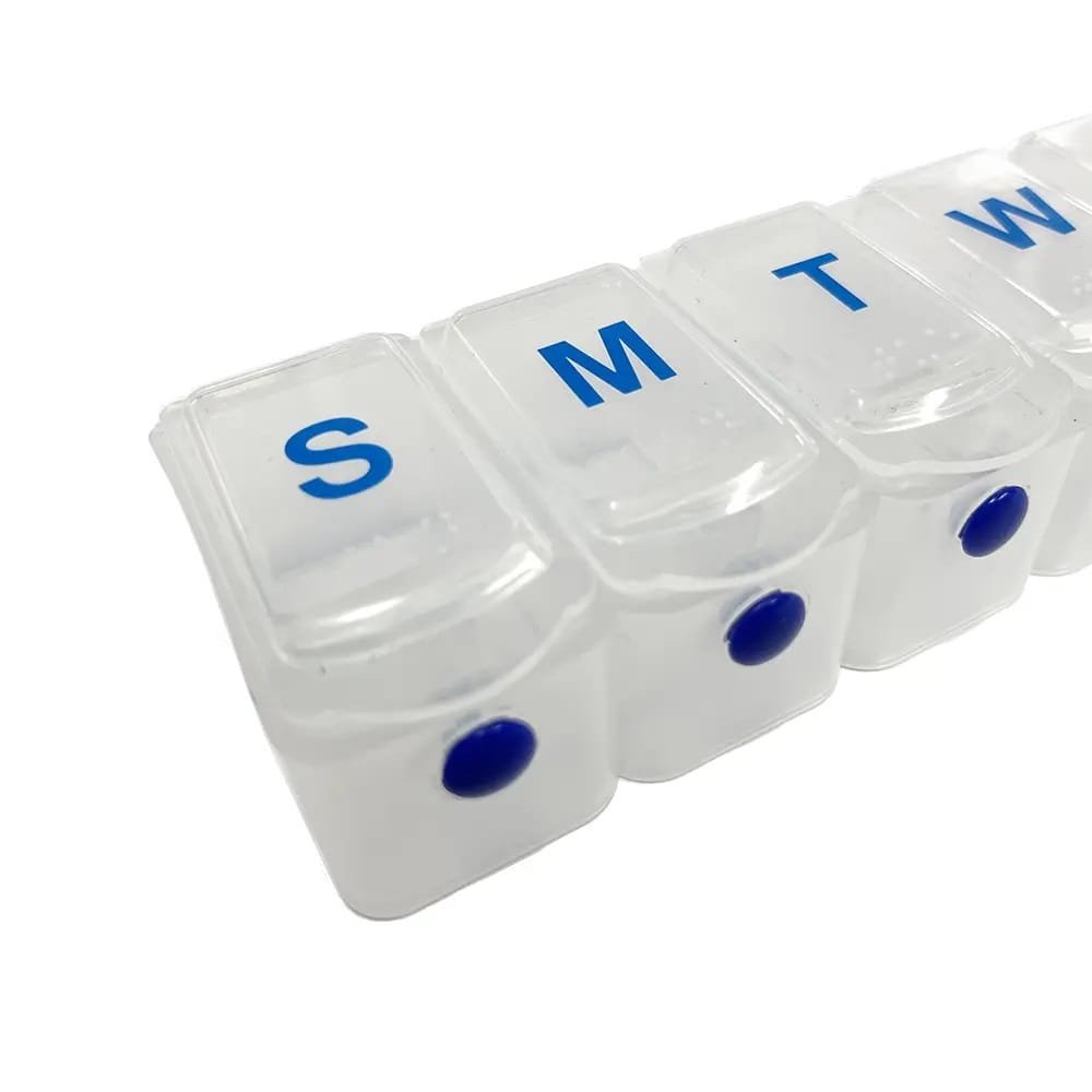 large push button pill organizer 7