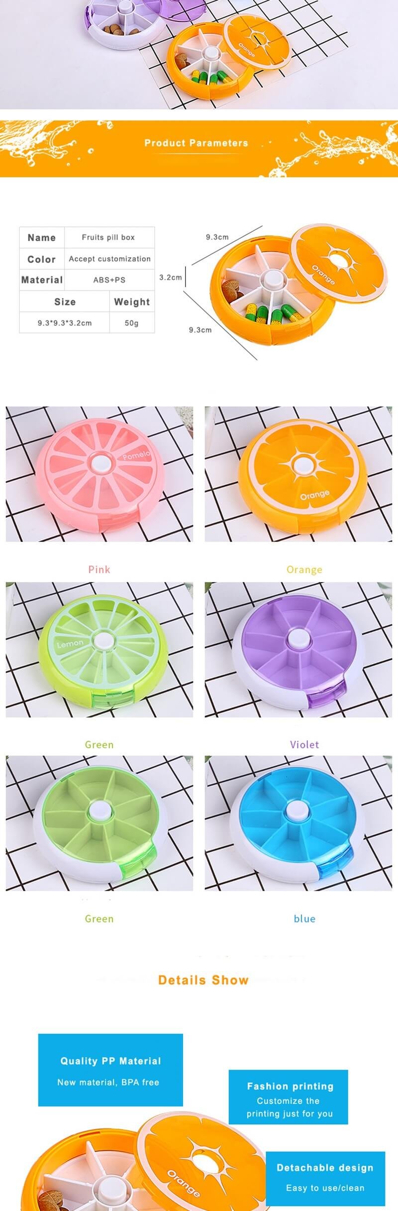 mini fruit pill organizer product display 2 mini fruit pill organizer product display 2