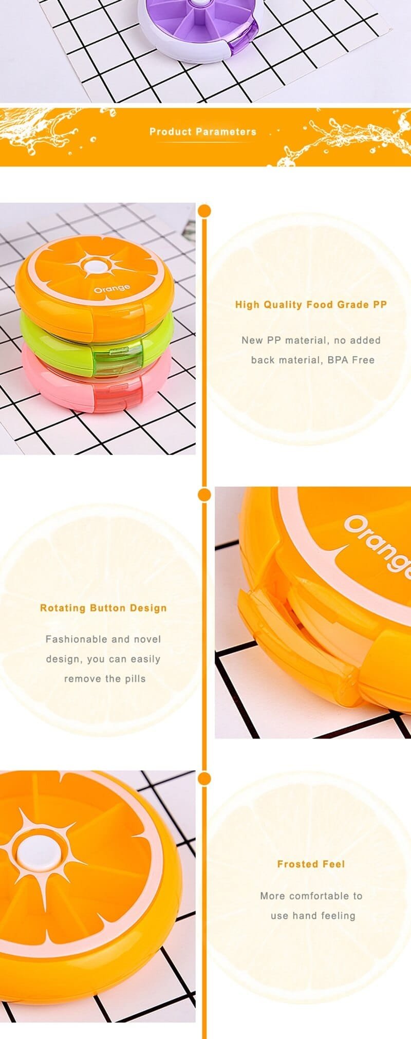 mini fruit pill organizer product display 5 mini fruit pill organizer product display 5