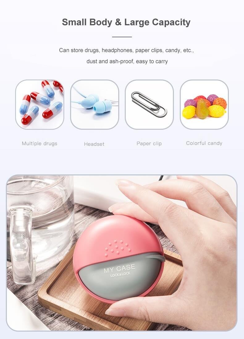 portable round medicine organizer product display 3 portable round medicine organizer product display 3