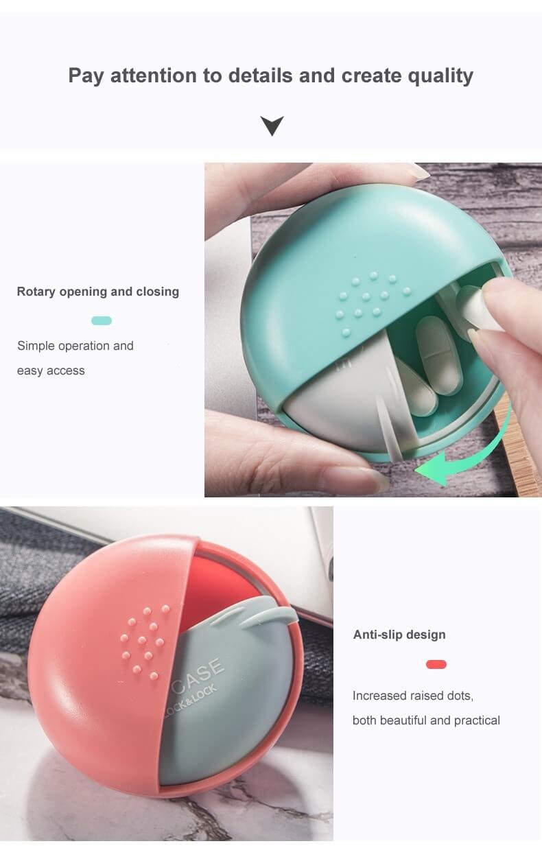 portable round medicine organizer product display 6 portable round medicine organizer product display 6