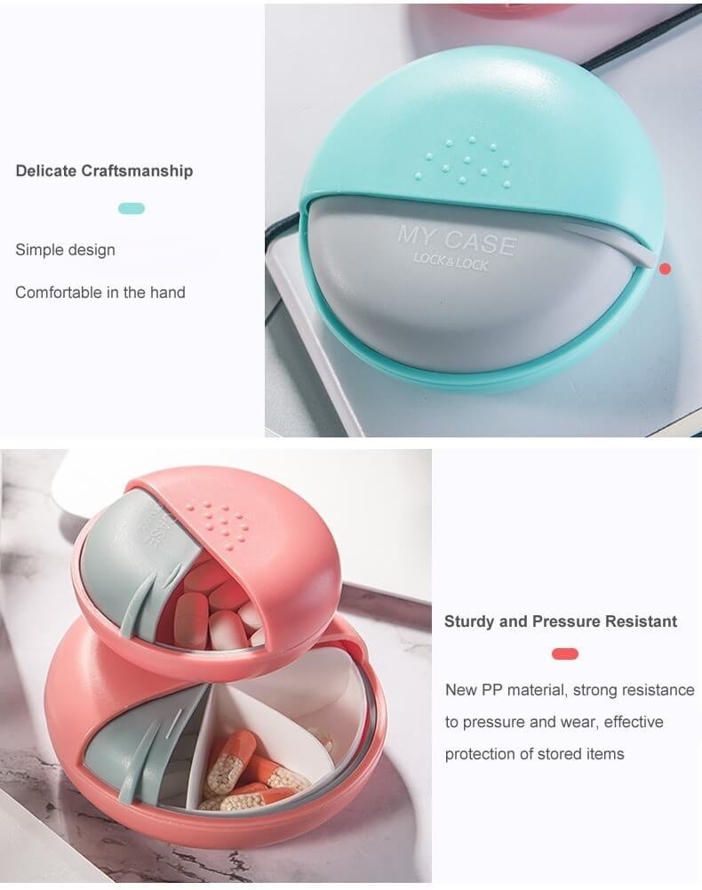 portable round medicine organizer product display 7 portable round medicine organizer product display 7