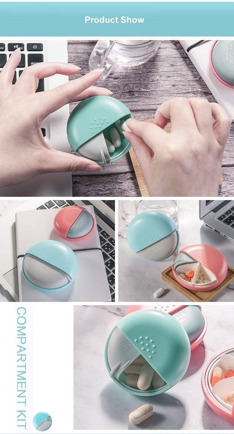 portable round medicine organizer product display 8 portable round medicine organizer product display 8