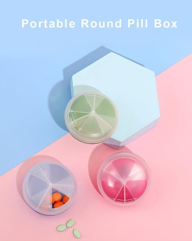rotatable round pill organizer product display 1 rotatable round pill organizer product display 1