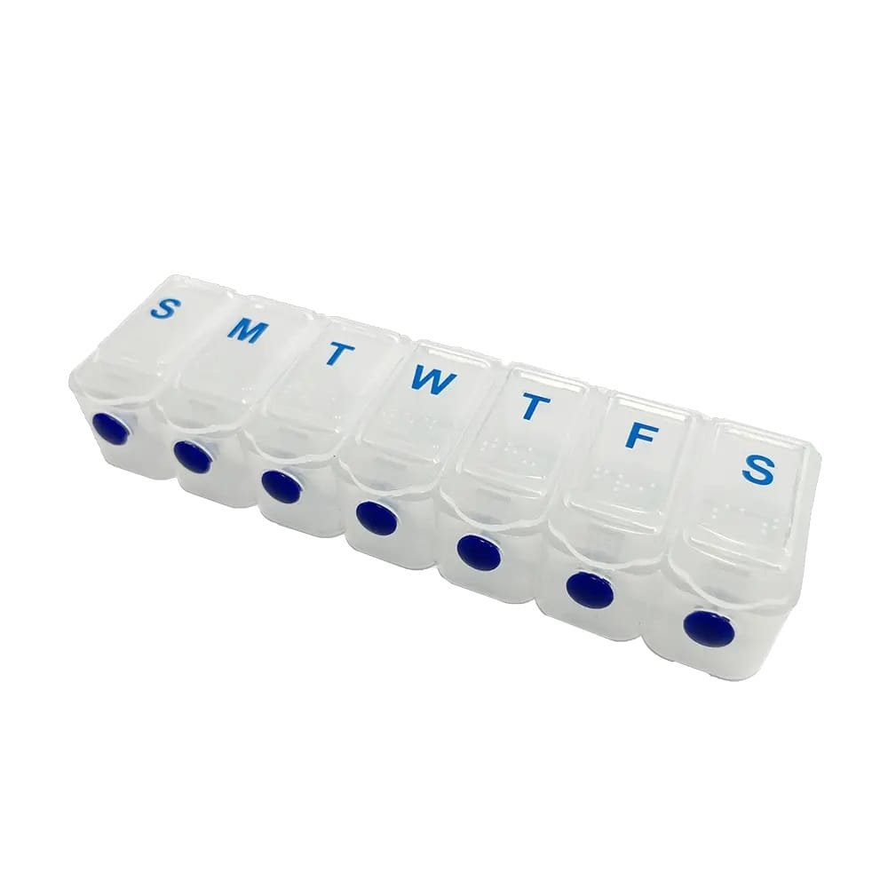 single push button pill organizer 3