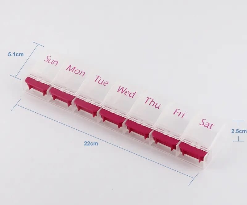 single push button weekly pill box product display 2 single push button weekly pill box product display 2